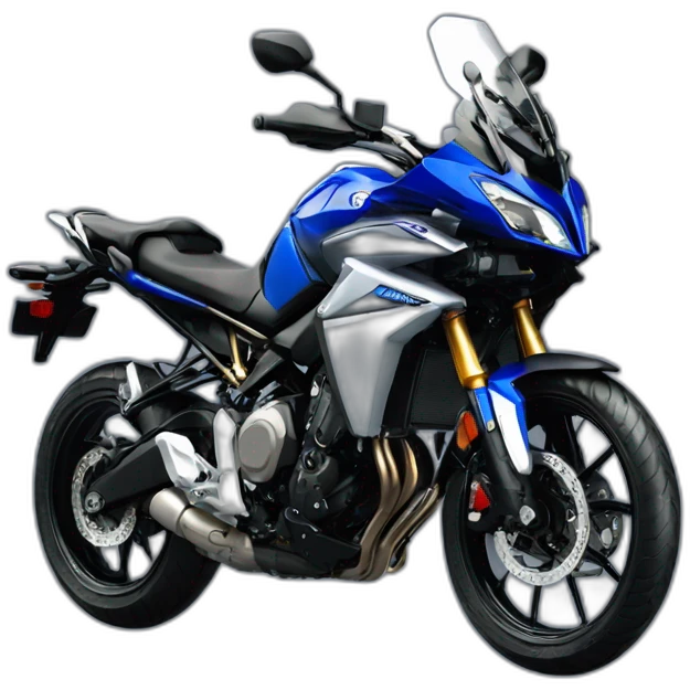 Yamaha Tracer 7 blue silver emoji
