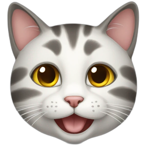 Cat happy emoji