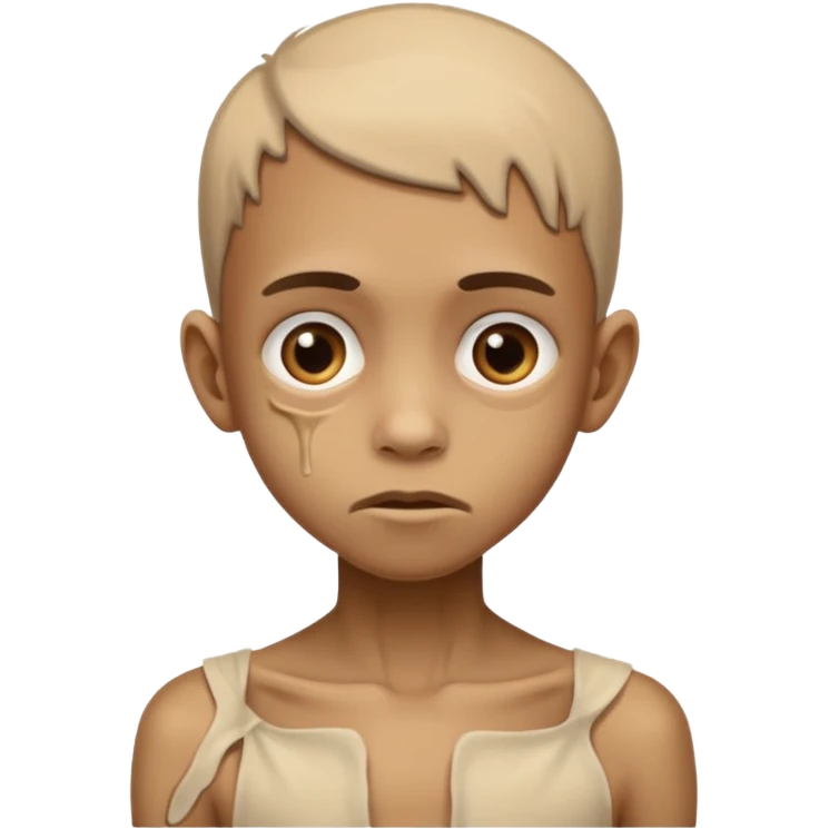 criança desnutrida emoji