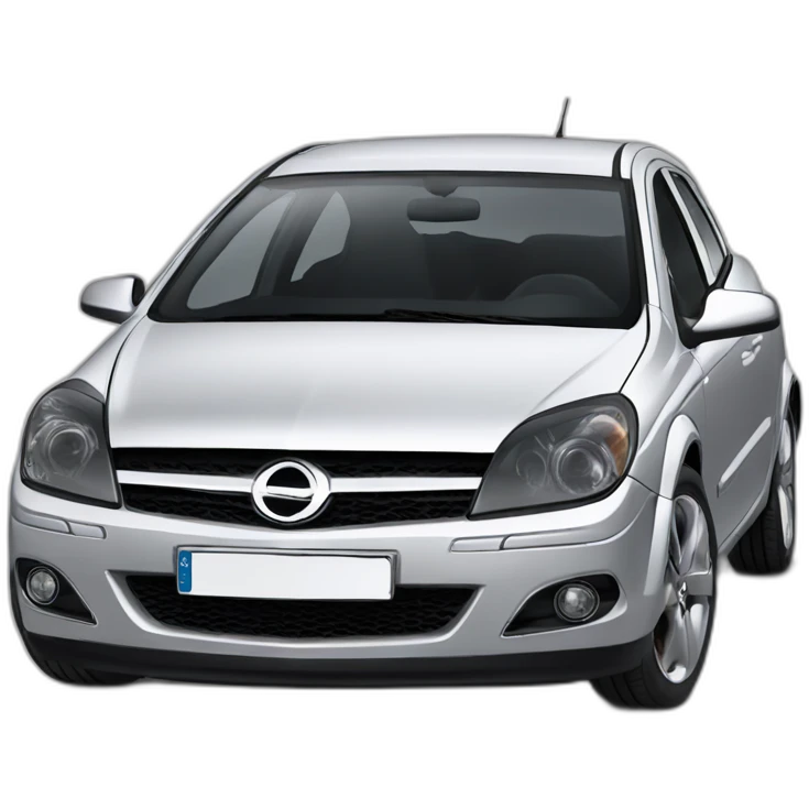 black-opel-astra-h emoji