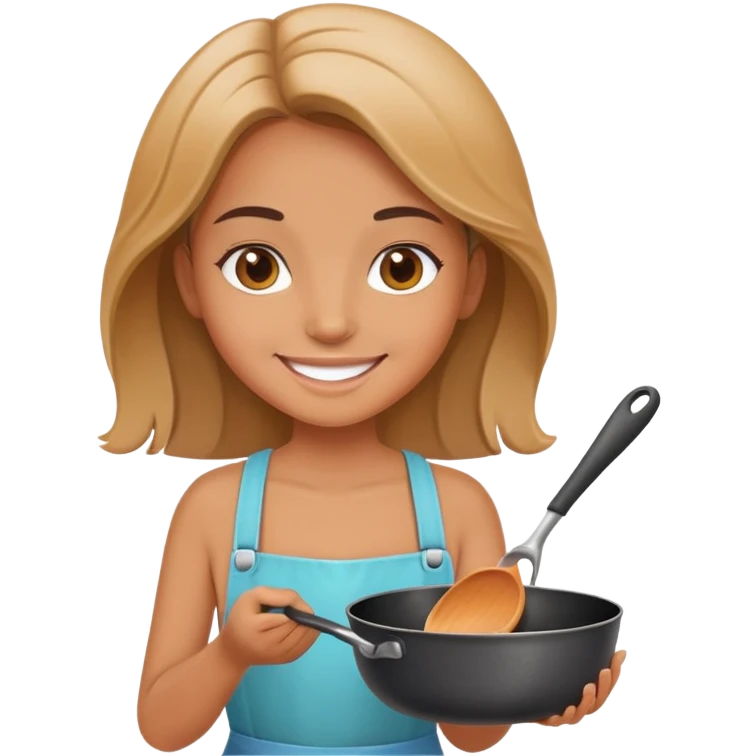 Girl with Pan emoji
