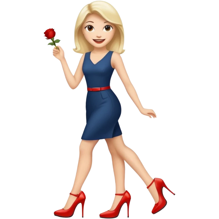 fancy woman in high heels emoji