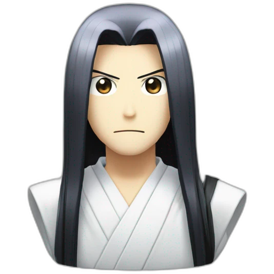 Kuchiki Byakuya from the anime Bleach emoji