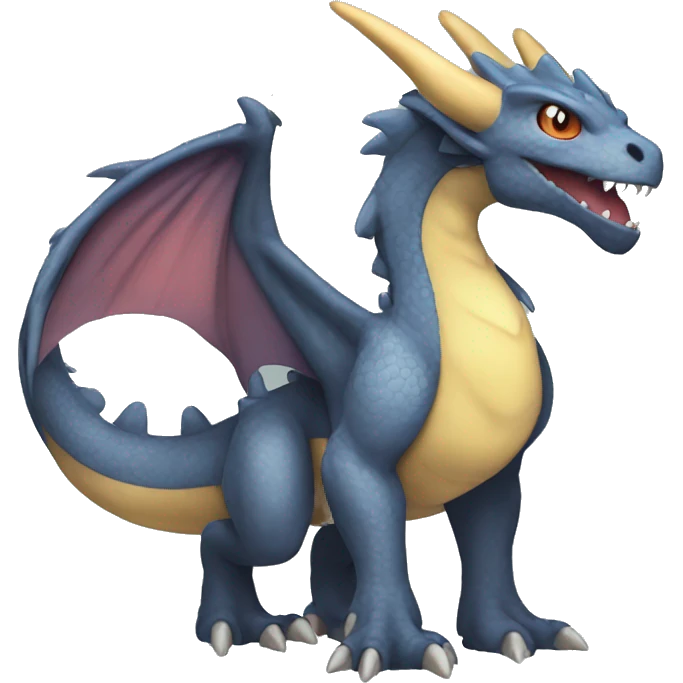 Dragon type Pokémon Fakemon creature fantasy animal emoji