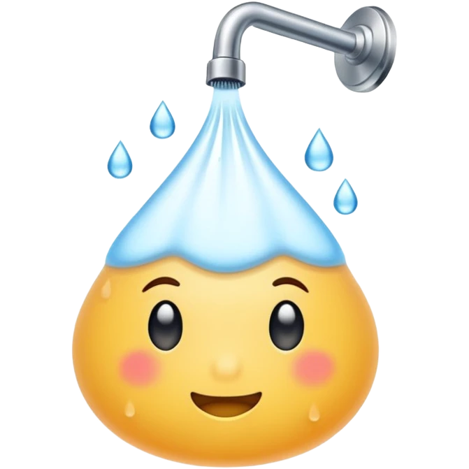 Hot shower  emoji