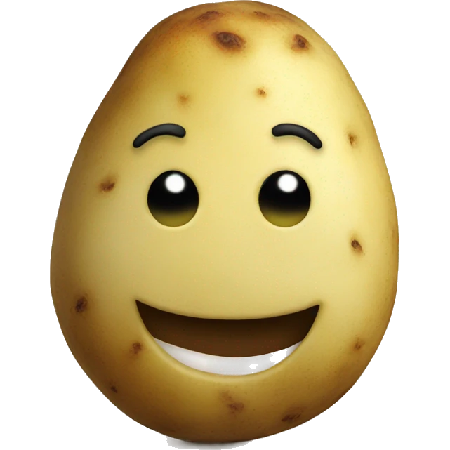Smiley potato emoji