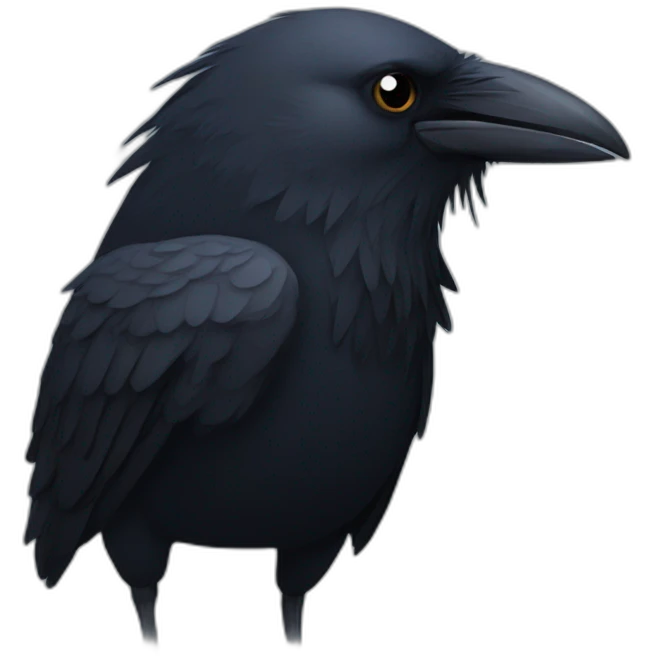 moody crow emoji