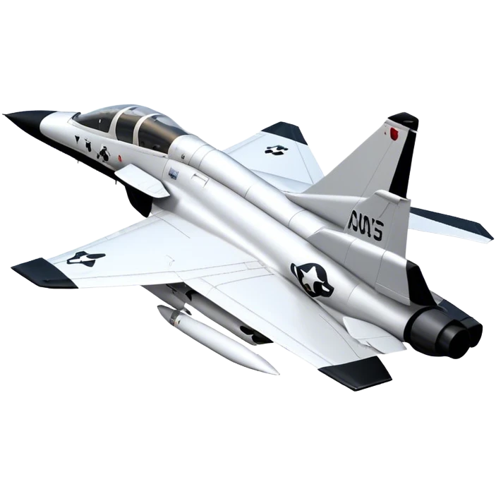 Jet Trainer - T-38 Talon - Northrop Grumman (Model Year: 2021) (Iconic colour: White and black) emoji