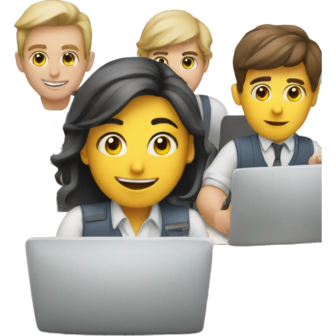 people working in advertisin emoji