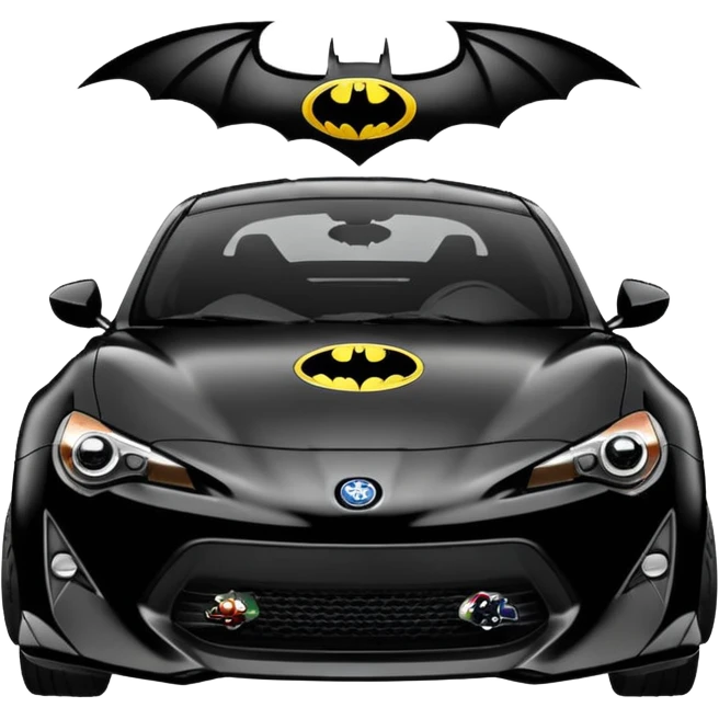 Darth Vader Batman and Batgirl themed Scion FR-S  emoji