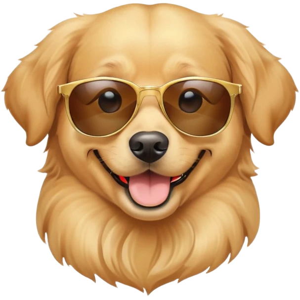 Dog with sunglasses  emoji