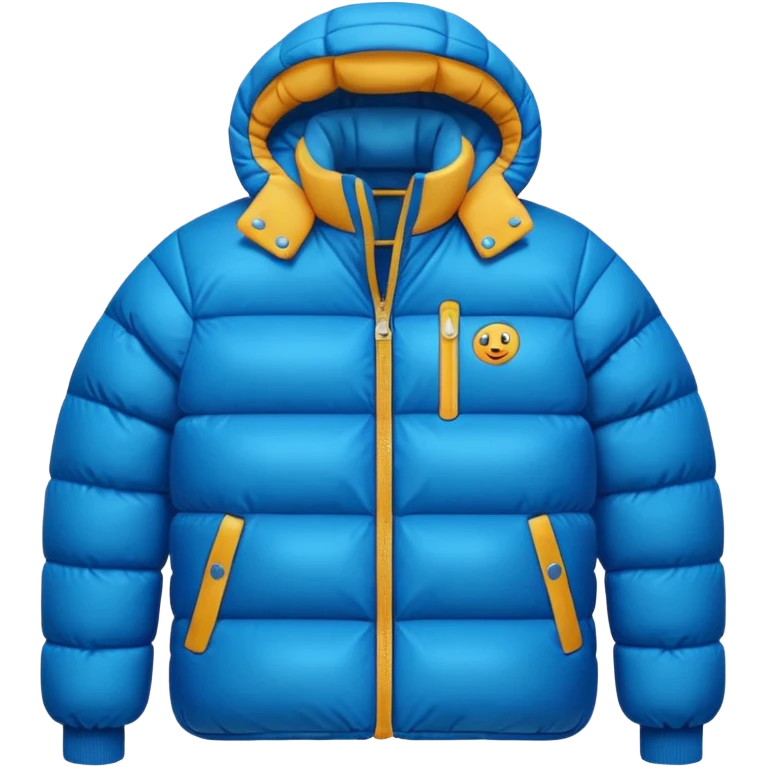 retro puffer jacket emoji