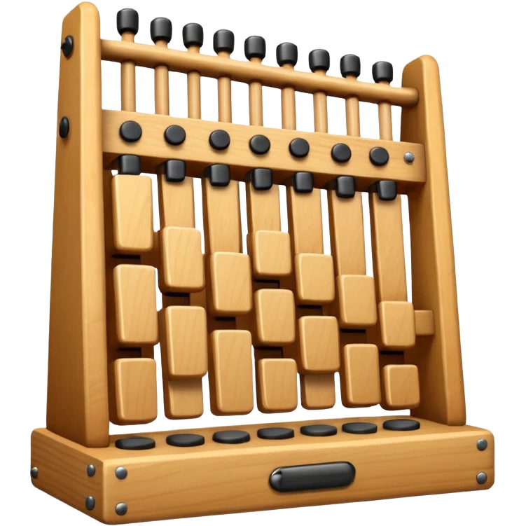 wooden glockenspiel instrument emoji