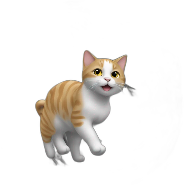 cat walking on the moon emoji