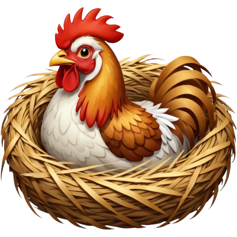 Rooster nest emoji