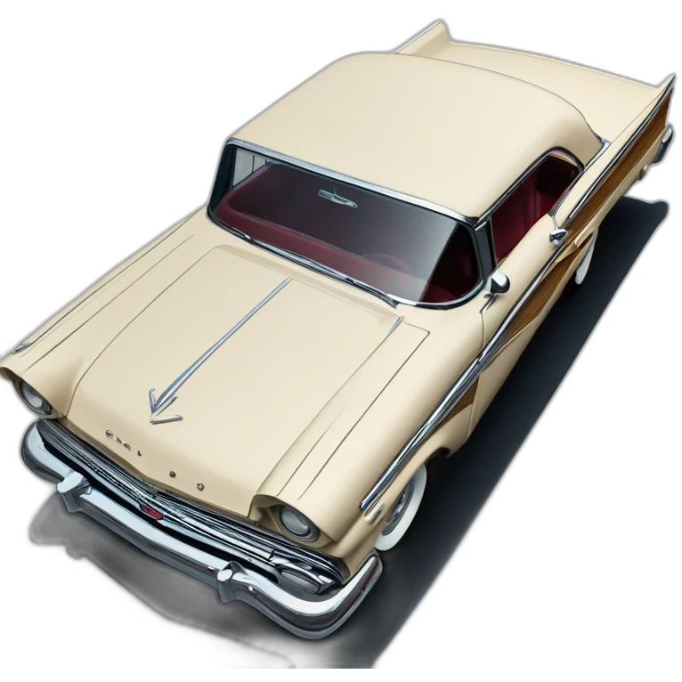 1957 Ford Fairlane by SpeedHunters; one car; front quarter emoji