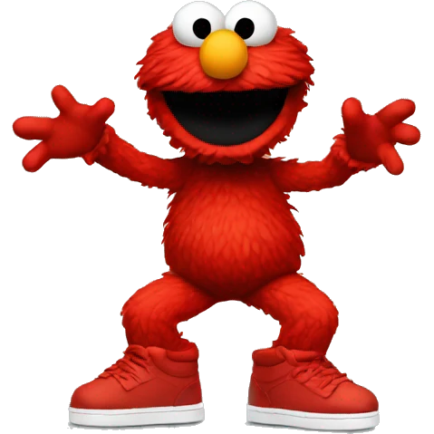 elmo breakdancing  emoji