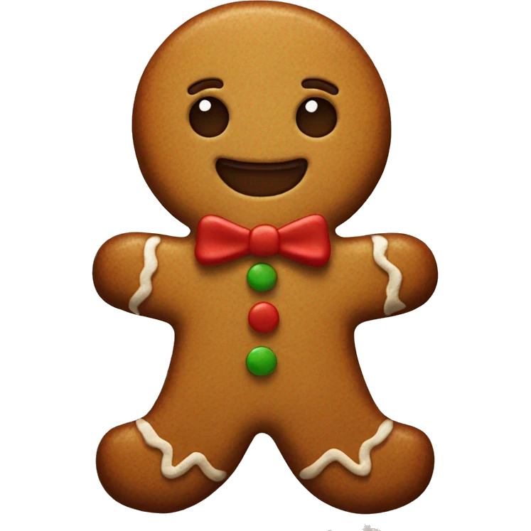 Gingerbread man  emoji