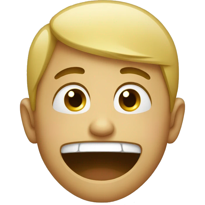 crying while smiling emoji