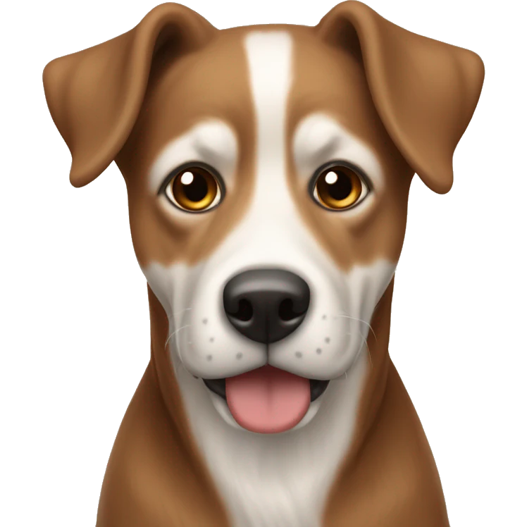 Chien épagneul, breton, marron clair emoji