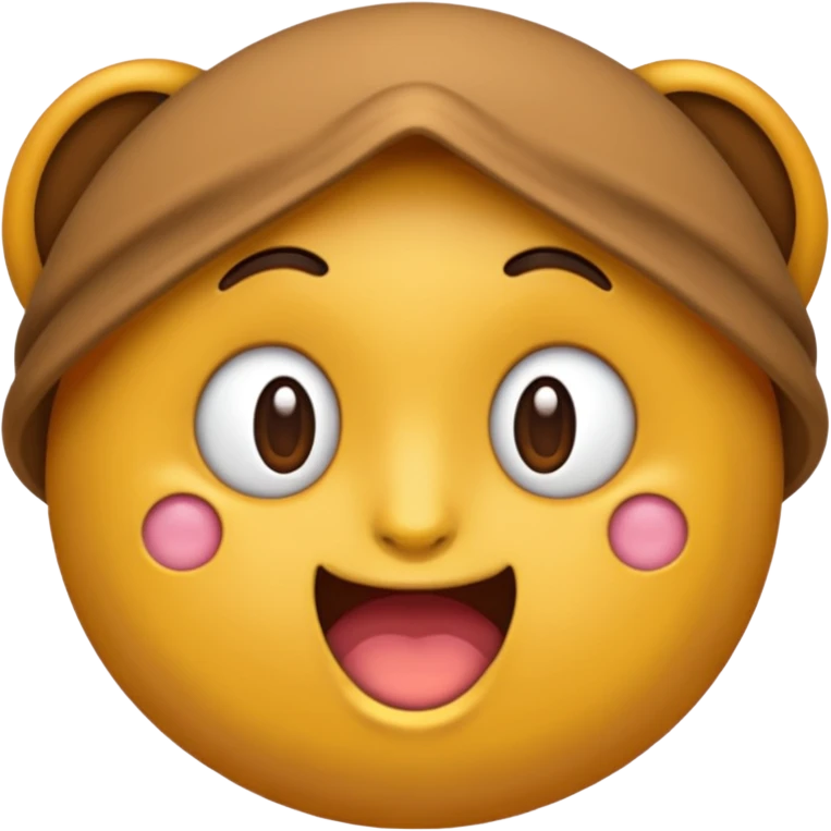 Um emoji da fruta tâmara, faça a do estilo de todas as outras frutas emoji