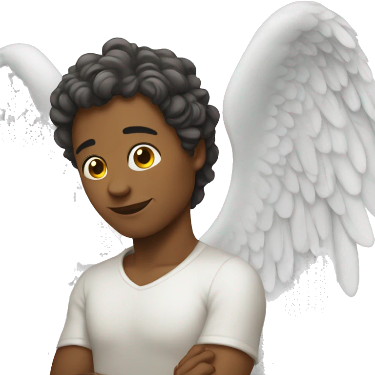 Angel in love emoji