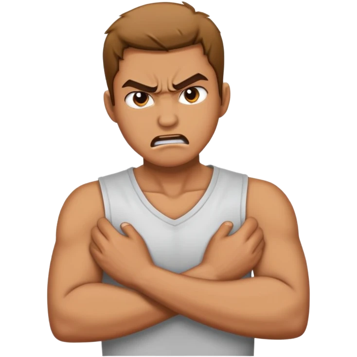 Person hands around neck angry  emoji