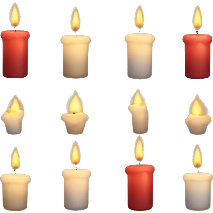 Candle in bottle emoji