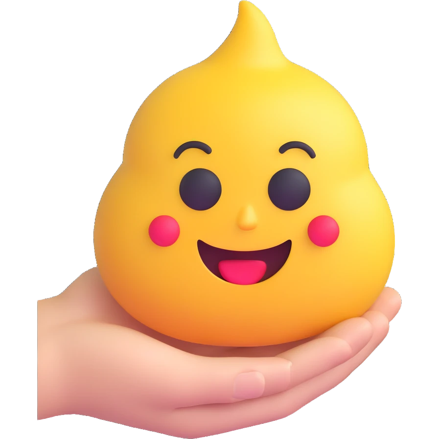 Сгенерируй мне горстку сахара в стиле детализированного емодзи на пнг фоне без фона emoji