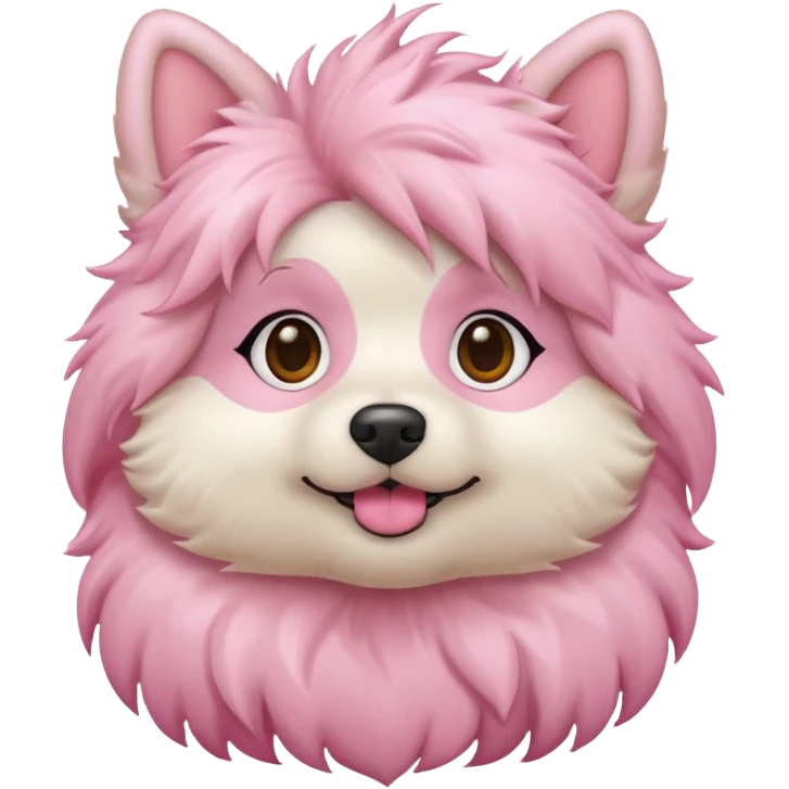 pink girly dog emoji