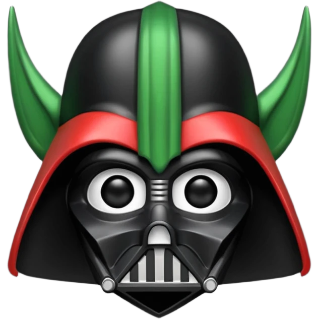 darth vader helmet elf ears christmas emoji