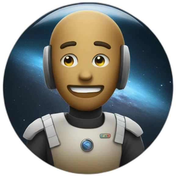 Toncoin in the Space emoji