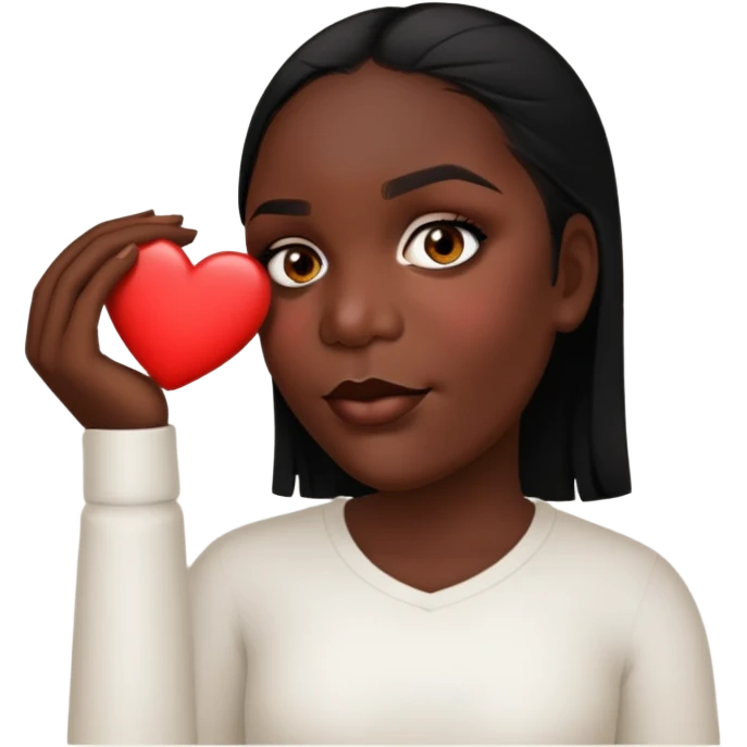 She give a heart, she’s verry Lovely  emoji