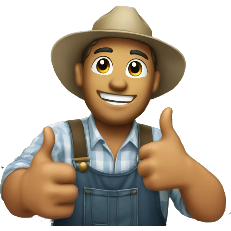 farmer thumbs up emoji