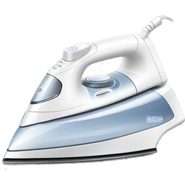 white hand steam iron emoji