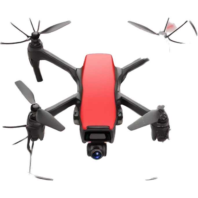 Fpv drone red color emoji