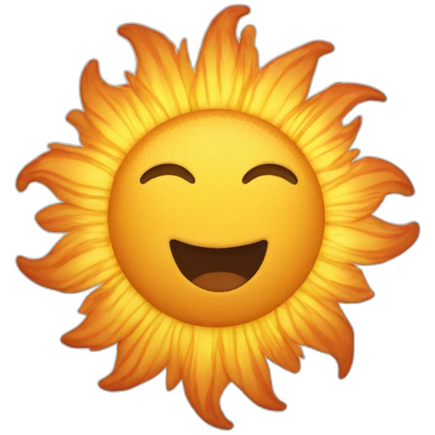 add sun in this photo emoji
