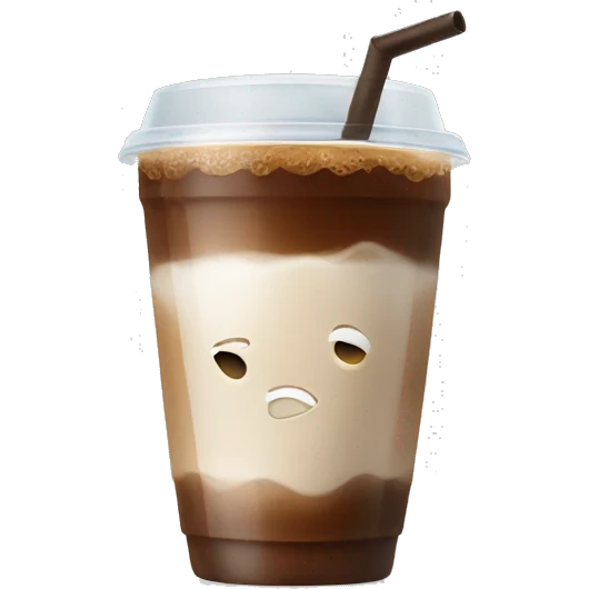 Ice coffe emoji