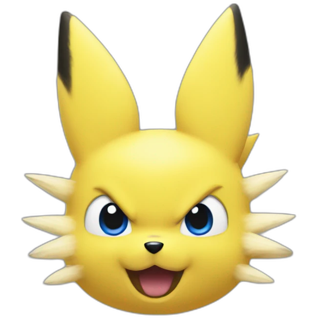 Sonic pikachu hybrid emoji