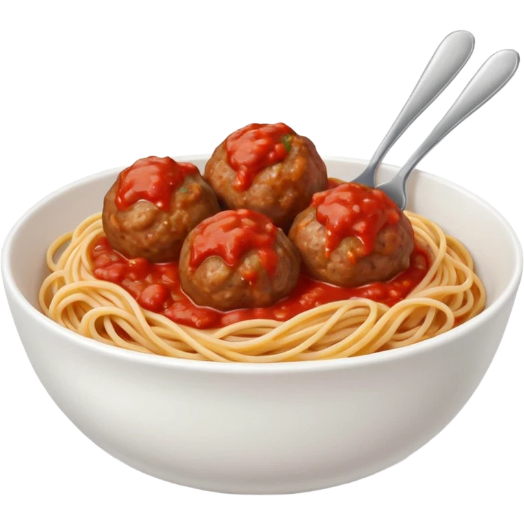 meatballs and spaghetti  emoji
