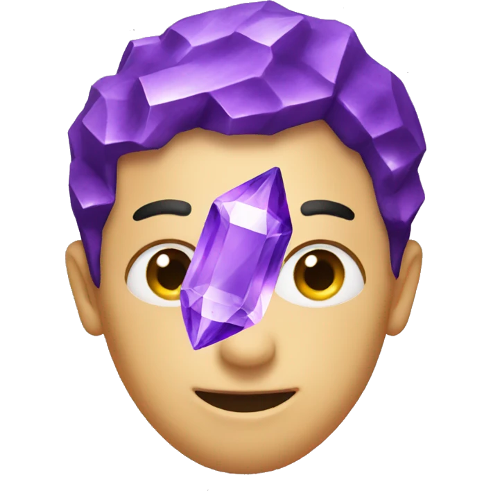 purple crystal  emoji