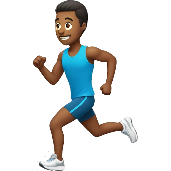Running exercise emoji