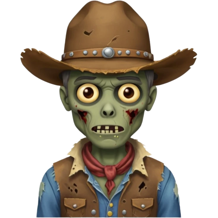 zombie cowboy emoji