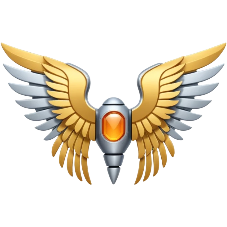 robot wings emoji