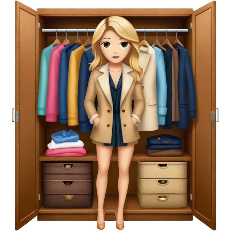 serena van der woodsen closet emoji