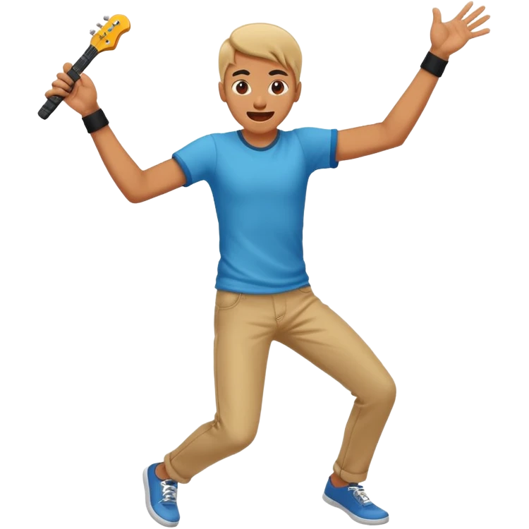 air guitar emoji