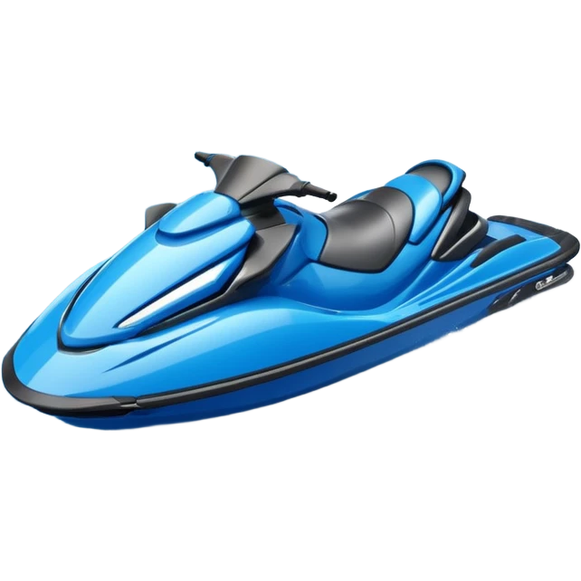  jet ski blue and with  emoji