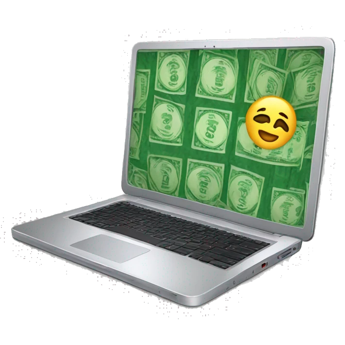 dolla laptop emoji