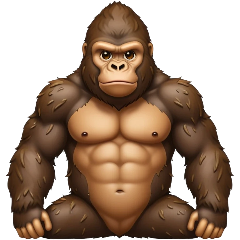 Poop gorilla emoji