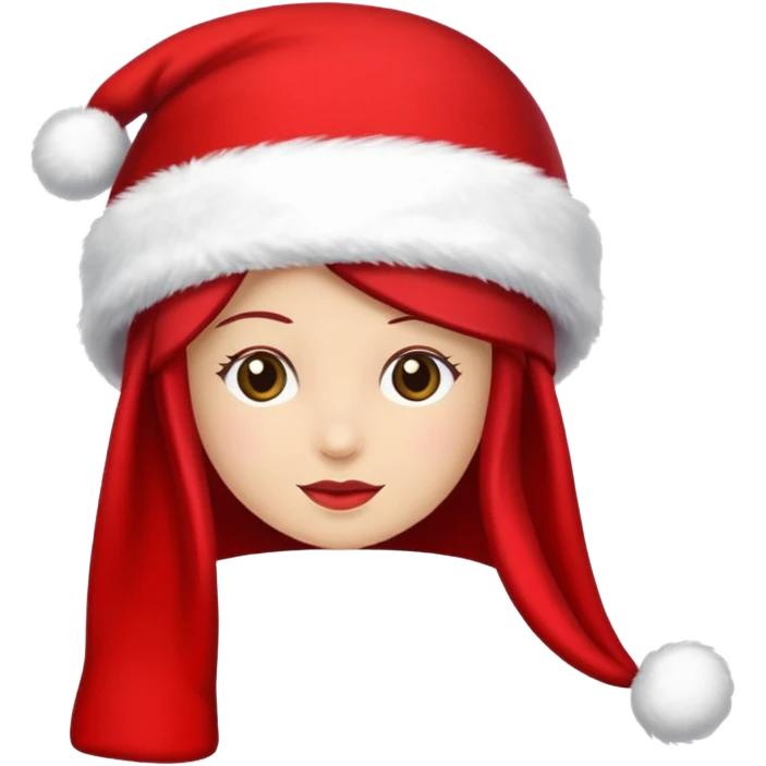 gorro mamá Noél navideño emoji
